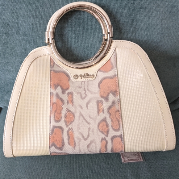 Leopard Print Cow Leather Handbag - Picture 2 of 6